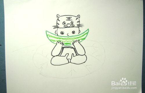 吃瓜简画,吃瓜群众视角下的趣味简笔画世界